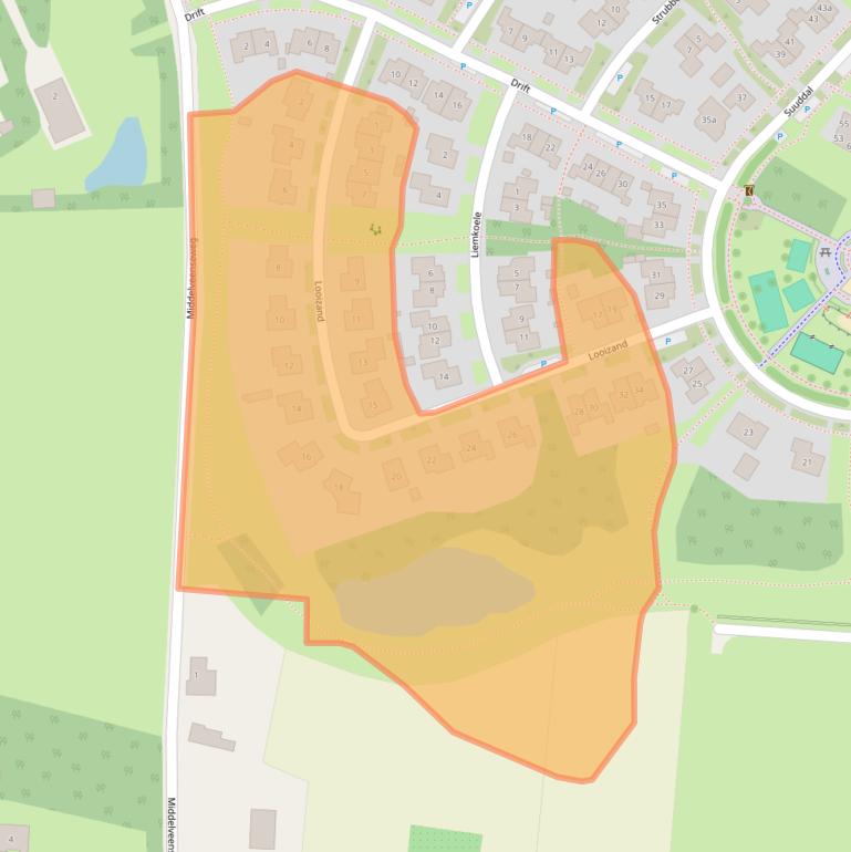 Kaart van postcodegebied 7921EV.