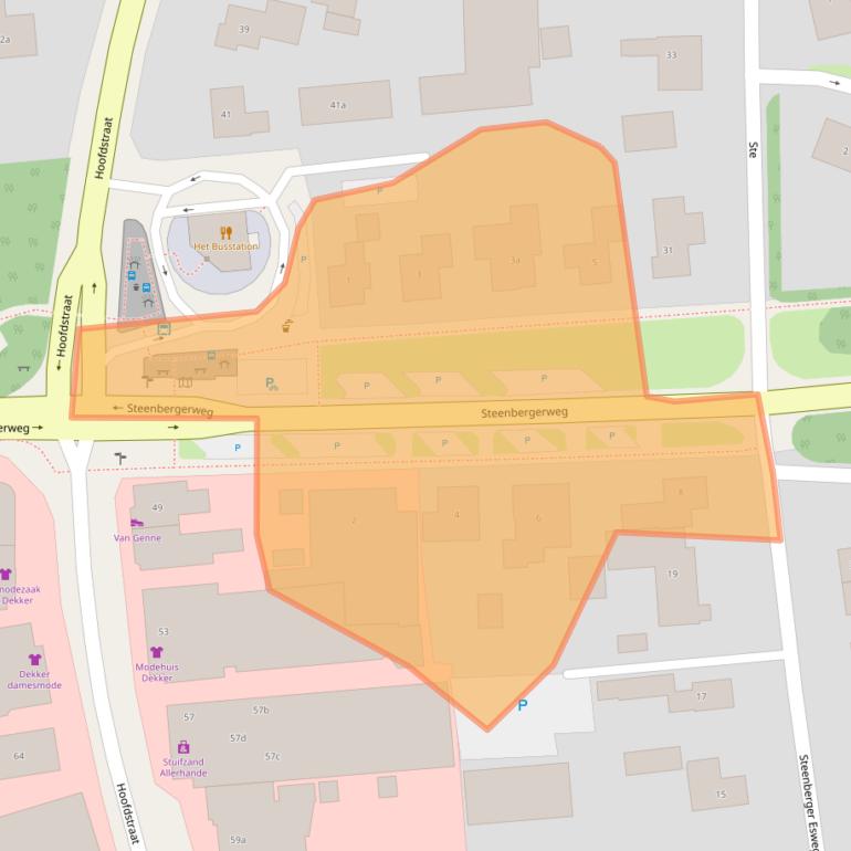 Kaart van postcodegebied 7921GE.