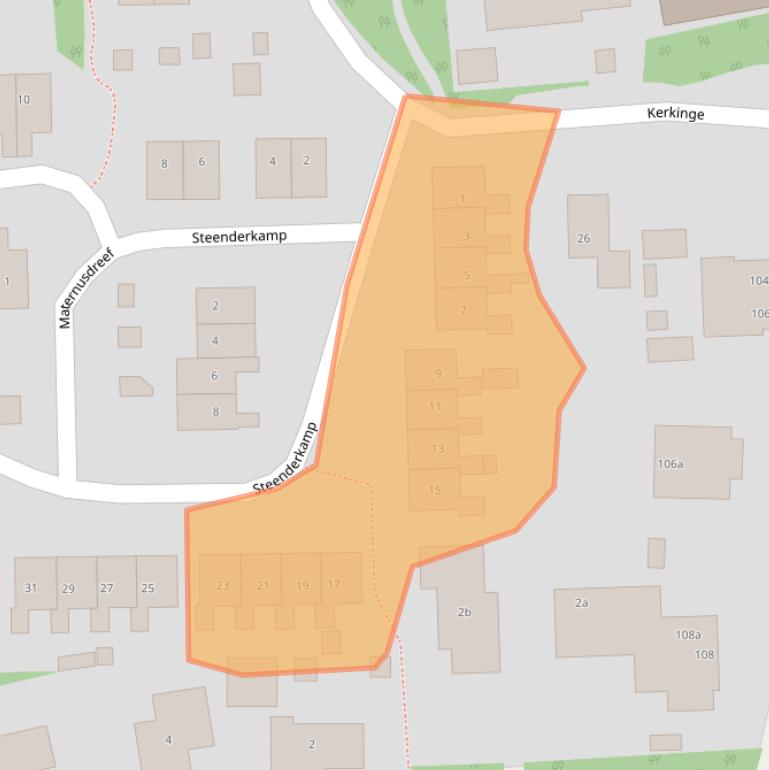 Kaart van postcodegebied 7921HD.