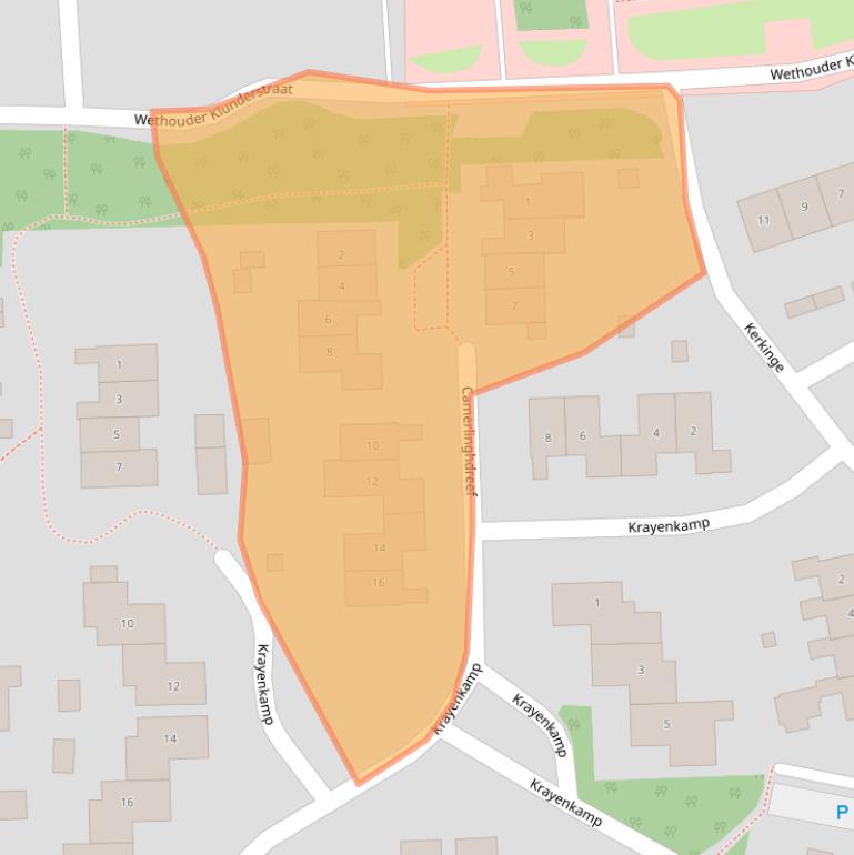 Kaart van postcodegebied 7921HL.