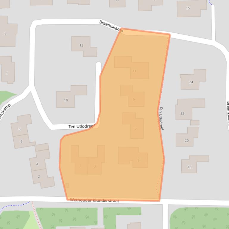 Kaart van postcodegebied 7921HN.