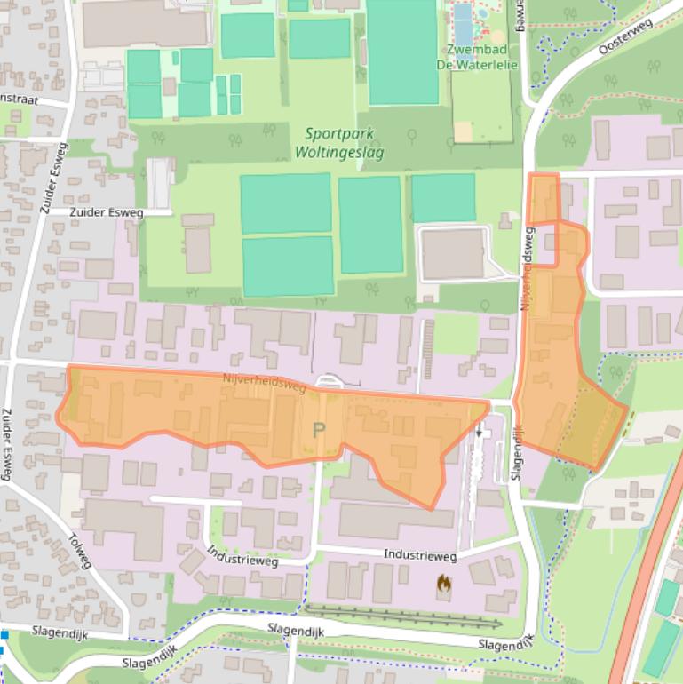 Kaart van postcodegebied 7921JJ.