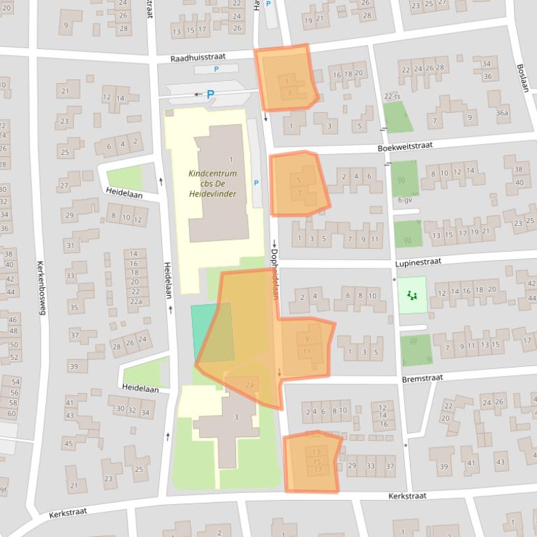 Kaart van postcodegebied 7921JK.