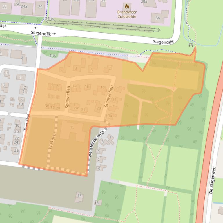 Kaart van postcodegebied 7921JT.