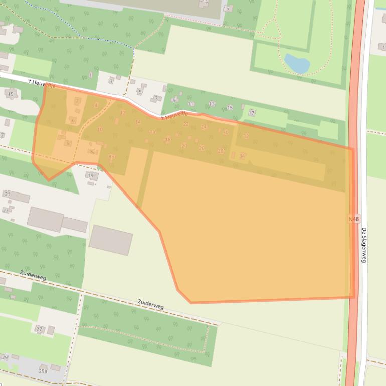 Kaart van postcodegebied 7921KK.