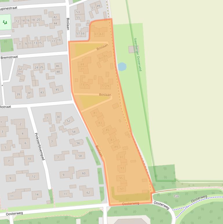 Kaart van postcodegebied 7921LC.