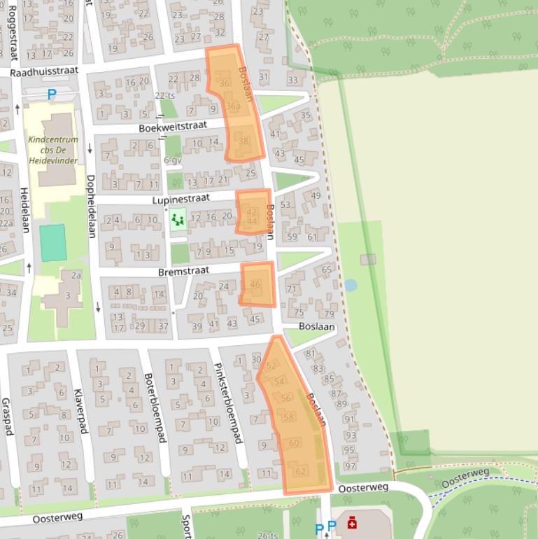 Kaart van postcodegebied 7921LE.