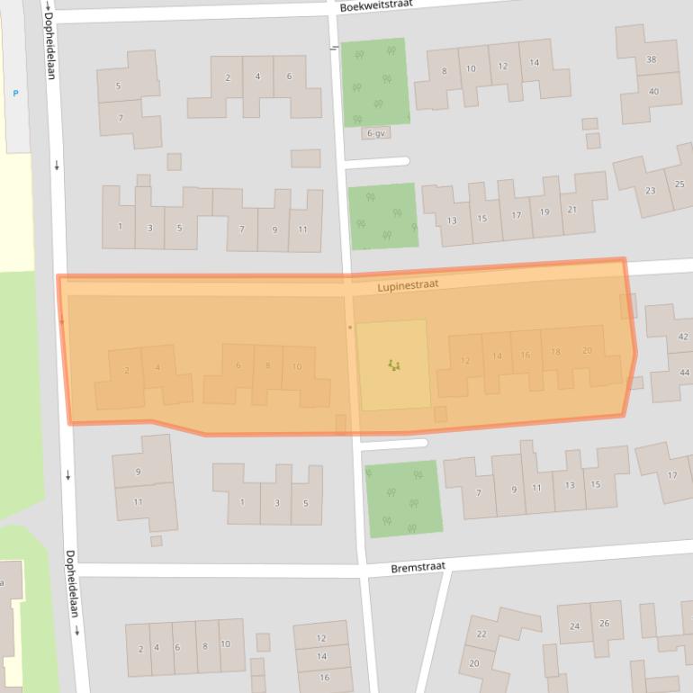 Kaart van postcodegebied 7921LJ.