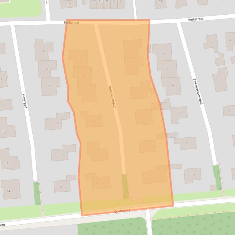 Kaart van postcodegebied 7921LN.