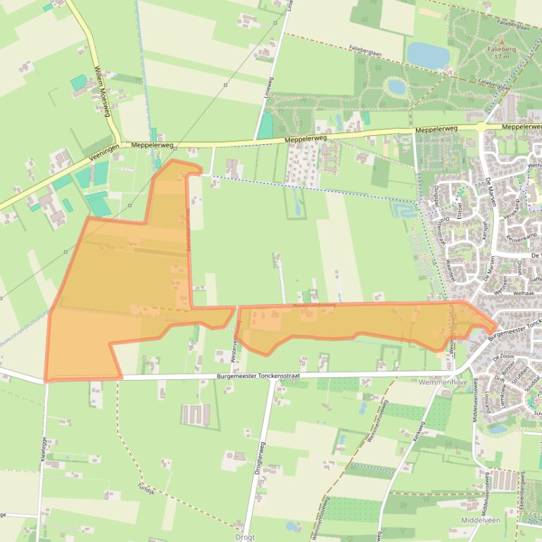 Kaart van postcodegebied 7921NA.