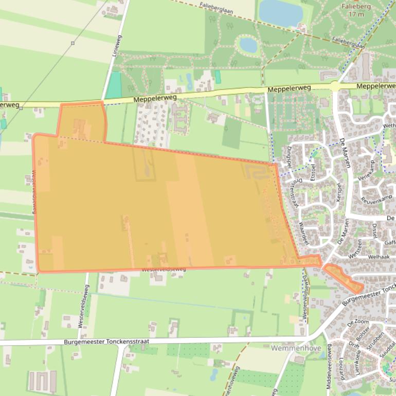 Kaart van postcodegebied 7921NB.