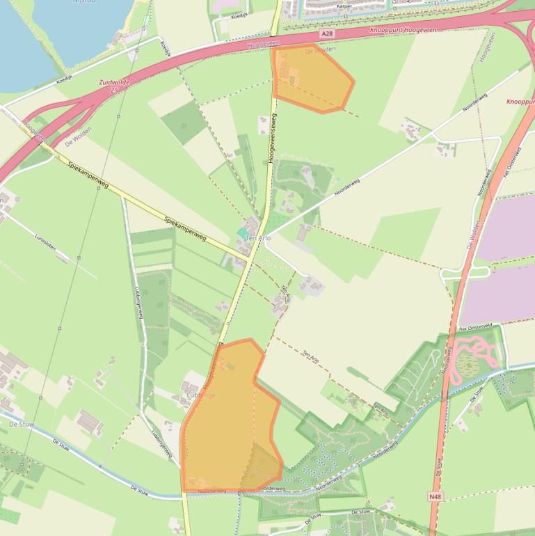 Kaart van postcodegebied 7921PD.