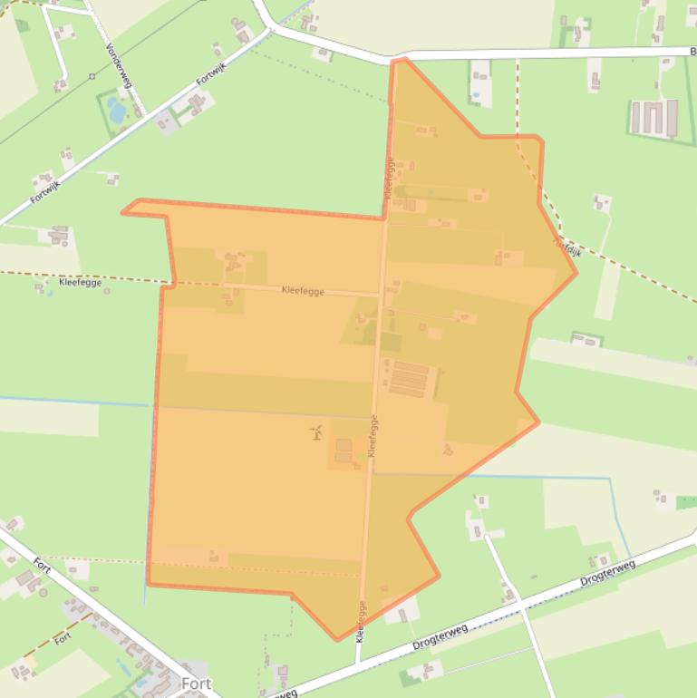 Kaart van postcodegebied 7921RB.