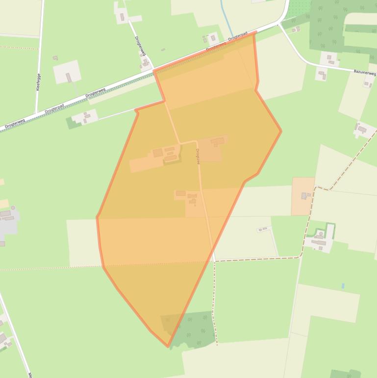 Kaart van postcodegebied 7921RD.