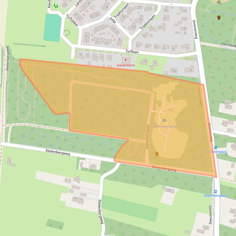 Kaart van postcodegebied 7921RH.