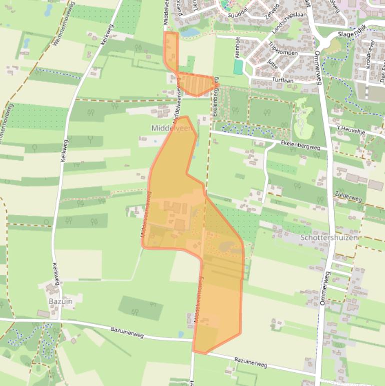 Kaart van postcodegebied 7921RM.