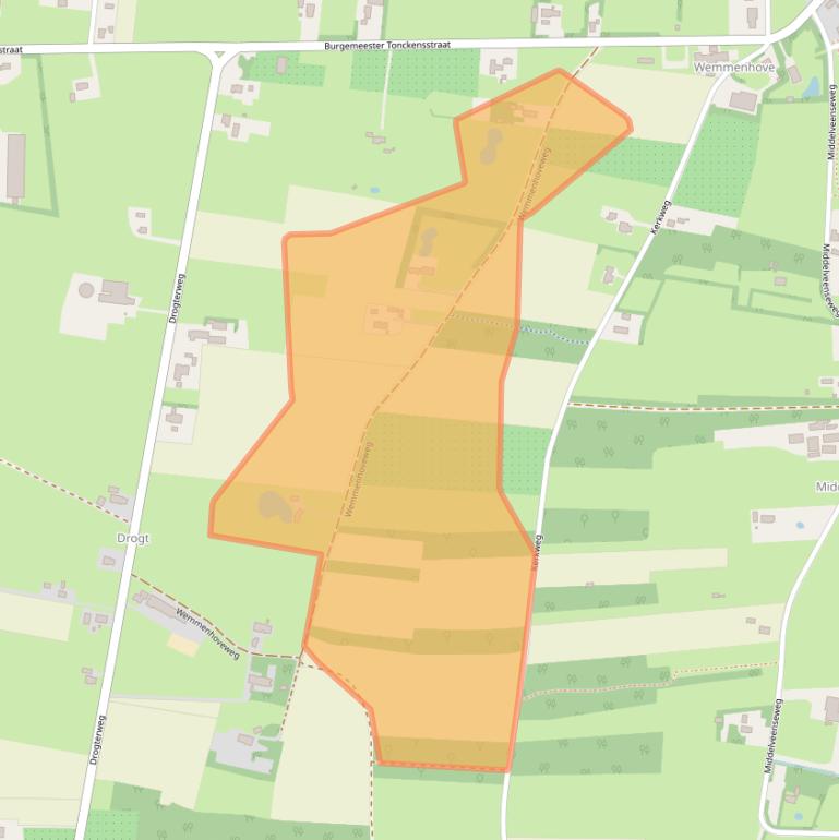 Kaart van postcodegebied 7921RR.