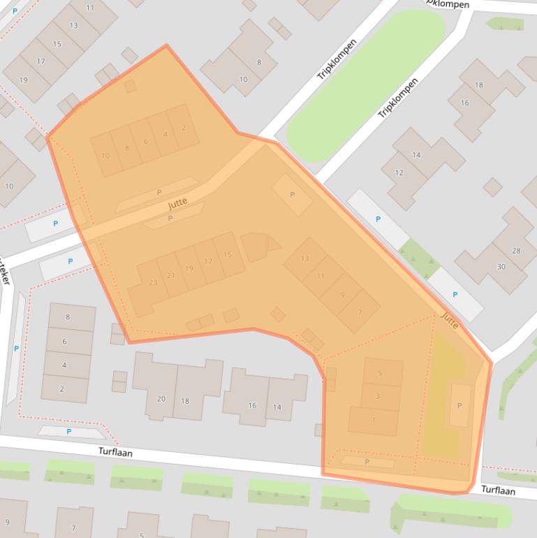 Kaart van postcodegebied 7921RV.
