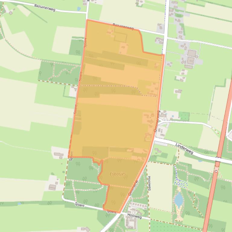 Kaart van postcodegebied 7921TE.