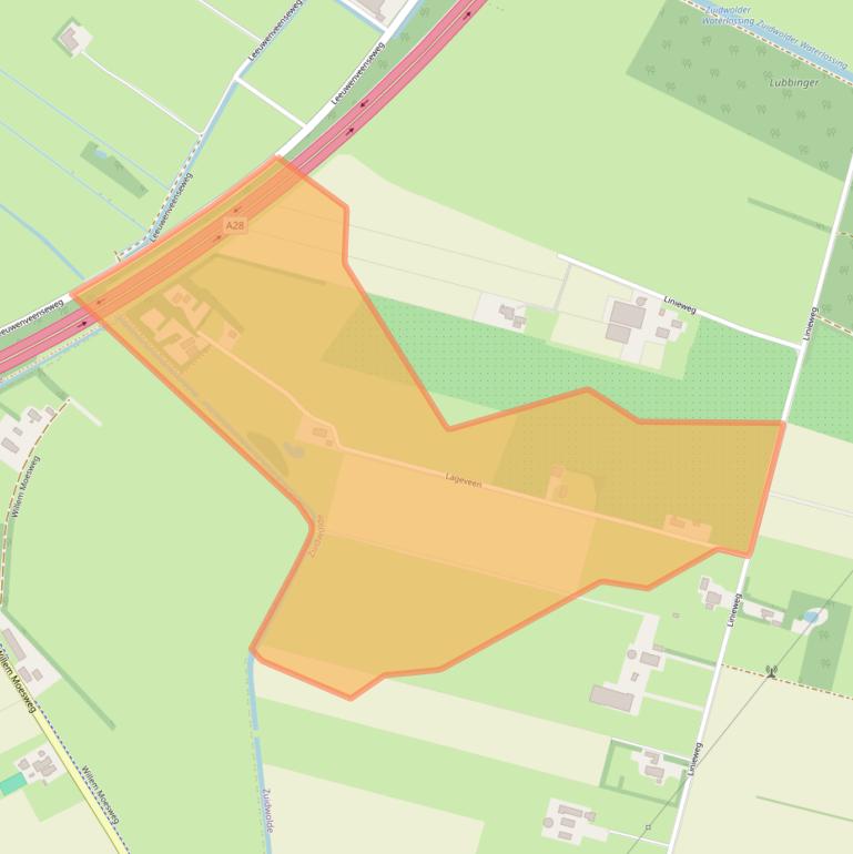Kaart van postcodegebied 7921VL.