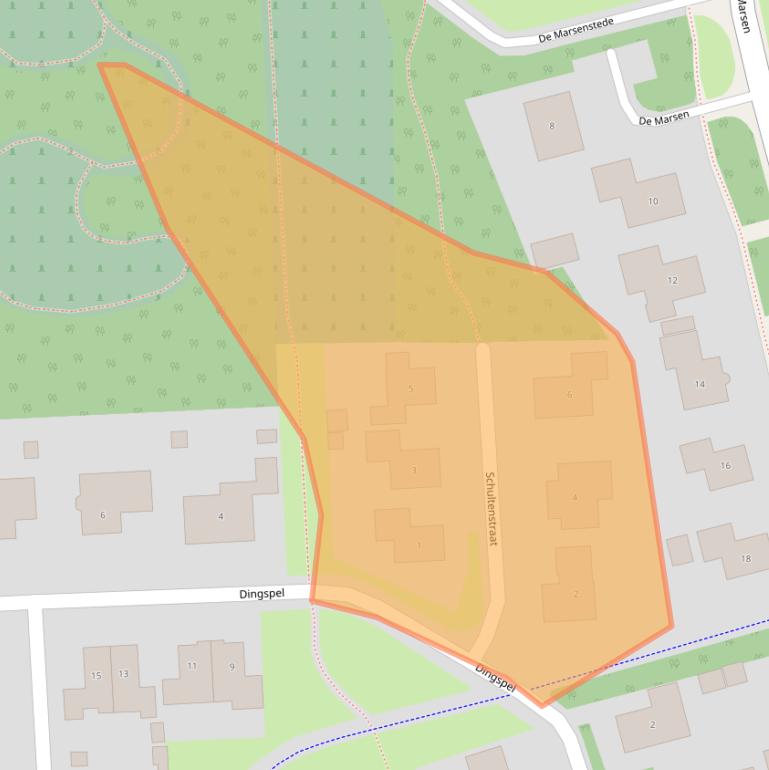 Kaart van postcodegebied 7921WK.