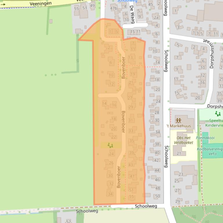Kaart van postcodegebied 7924PT.