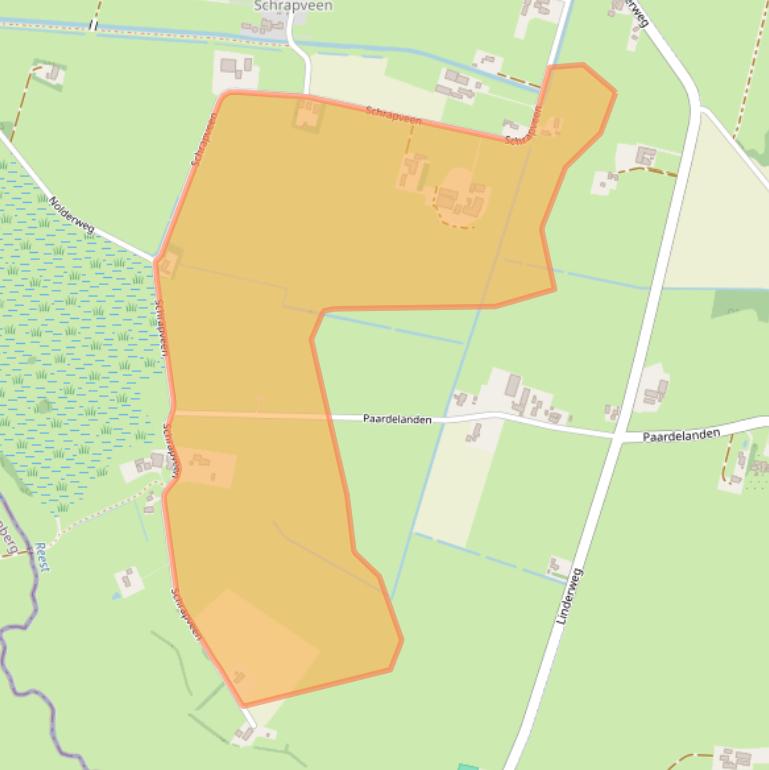 Kaart van postcodegebied 7925PG.