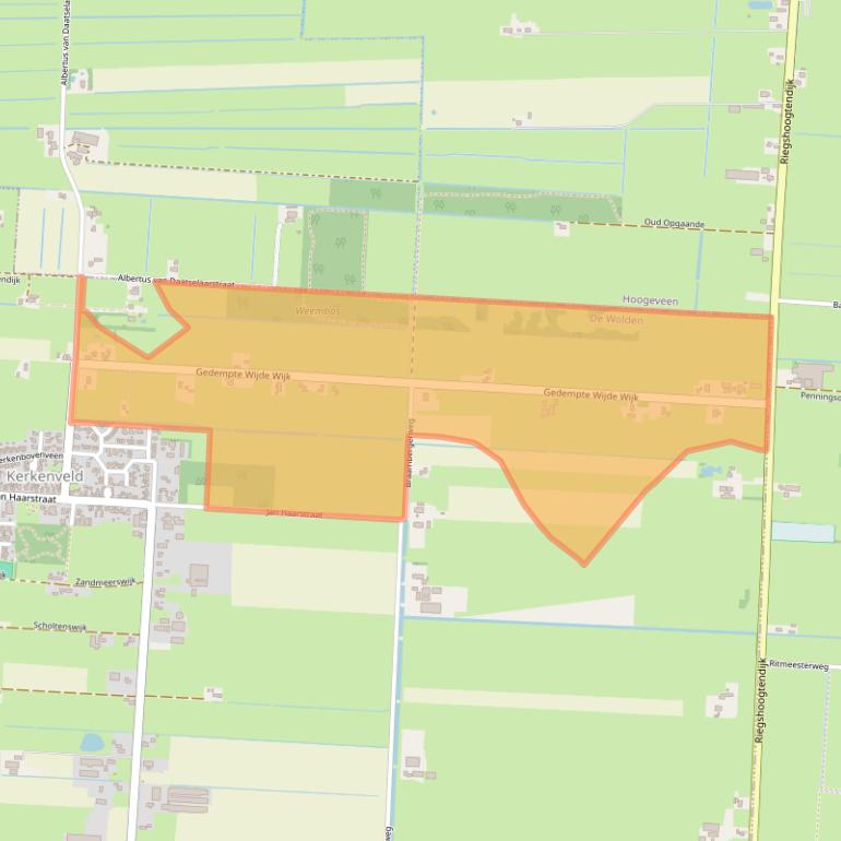 Kaart van postcodegebied 7926TW.