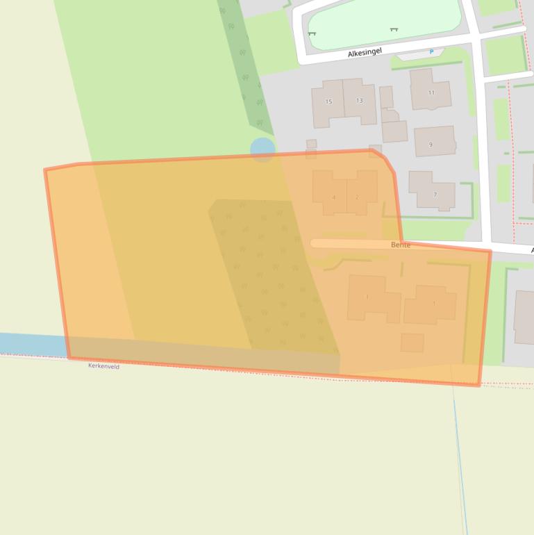 Kaart van postcodegebied 7927AV.