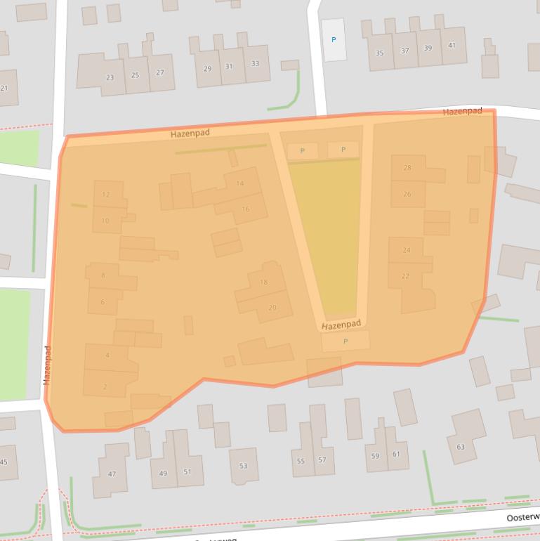 Kaart van postcodegebied 7927PH.