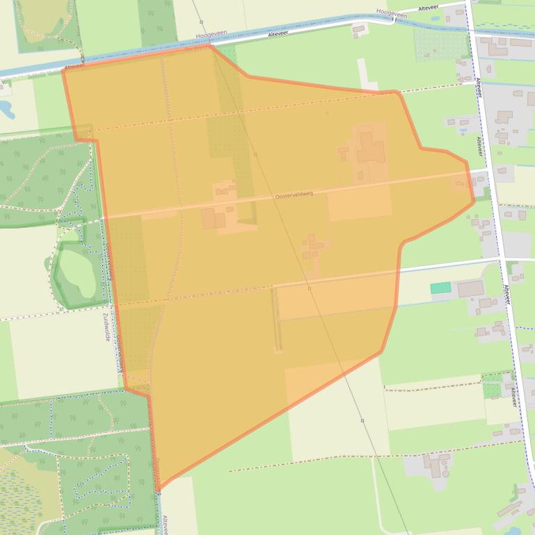 Kaart van postcodegebied 7927TA.