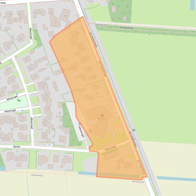 Kaart van postcodegebied 7927TC.