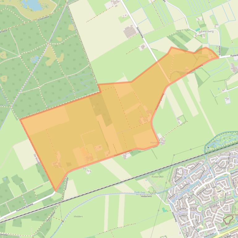 Kaart van postcodegebied 7931TC.