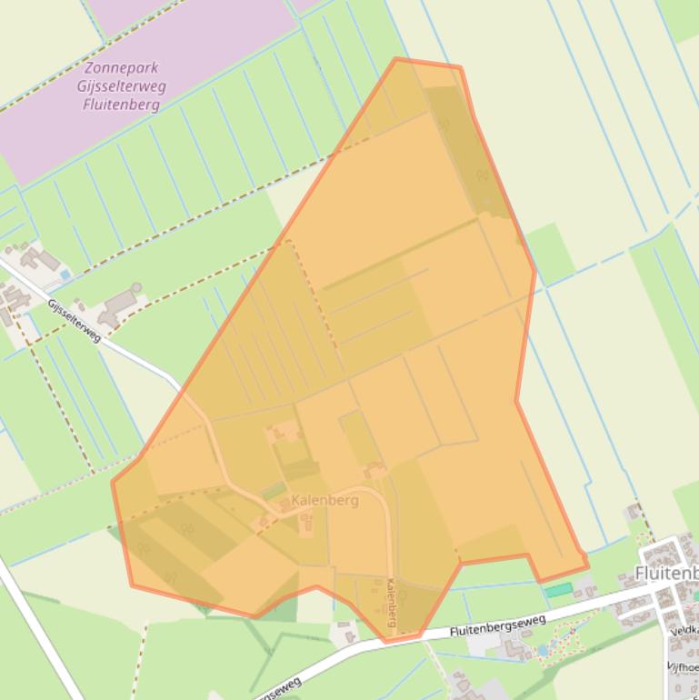 Kaart van postcodegebied 7931TK.