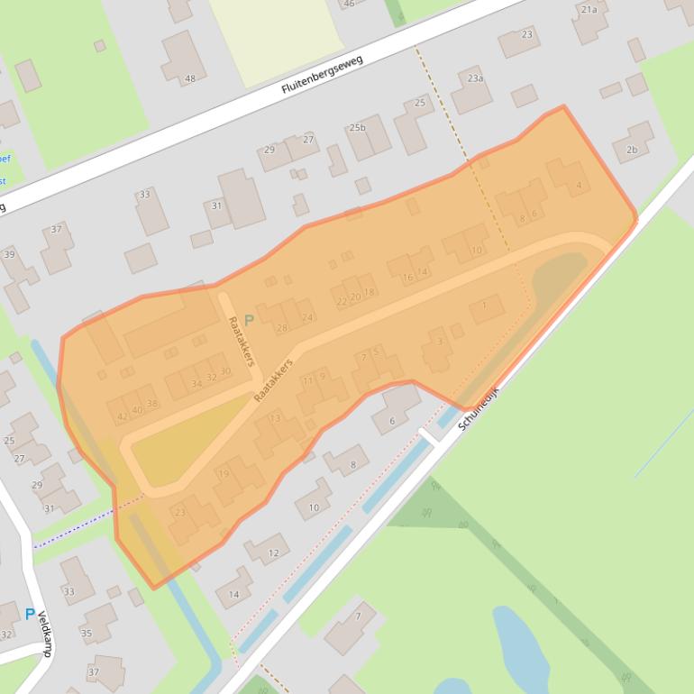 Kaart van postcodegebied 7931TX.