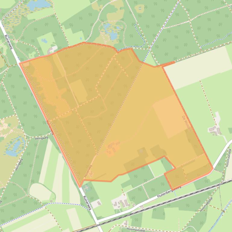 Kaart van postcodegebied 7932PC.