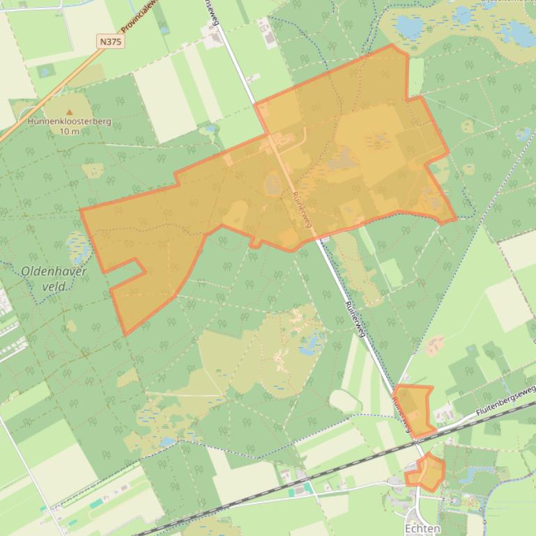 Kaart van postcodegebied 7932PD.