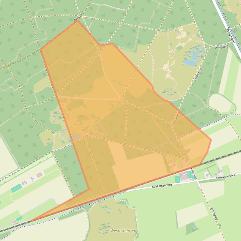 Kaart van postcodegebied 7932PK.