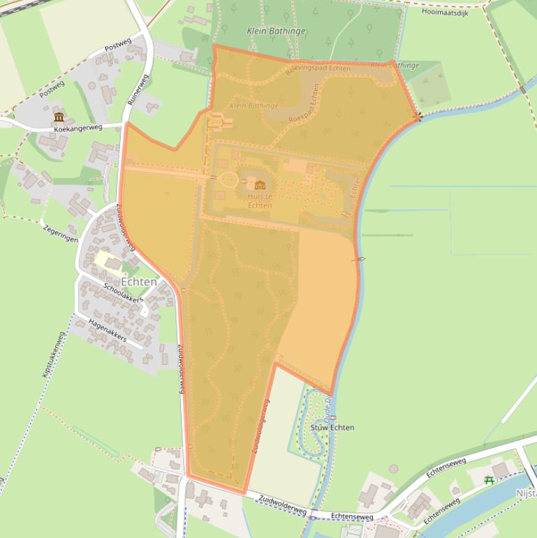 Kaart van postcodegebied 7932PN.