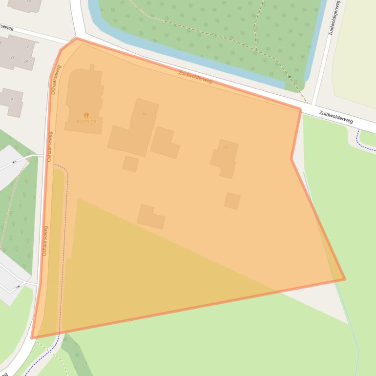 Kaart van postcodegebied 7932PR.