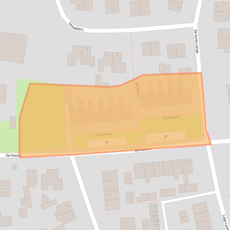 Kaart van postcodegebied 7933PM.