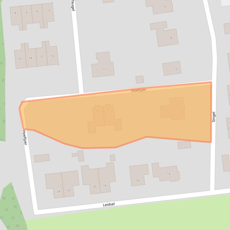 Kaart van postcodegebied 7933SB.