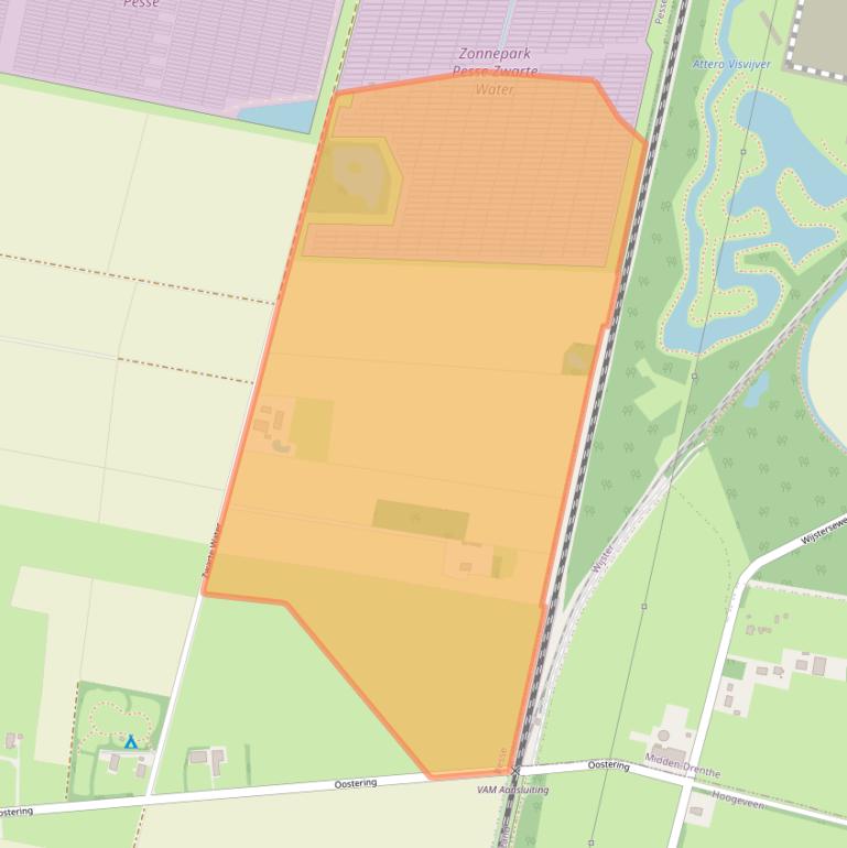Kaart van postcodegebied 7933TN.