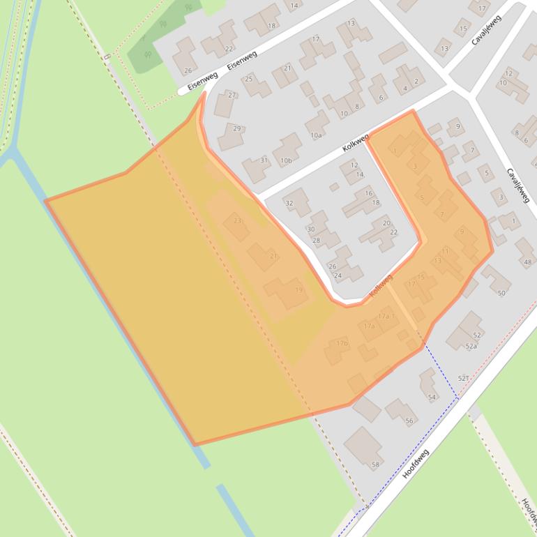 Kaart van postcodegebied 7934PM.