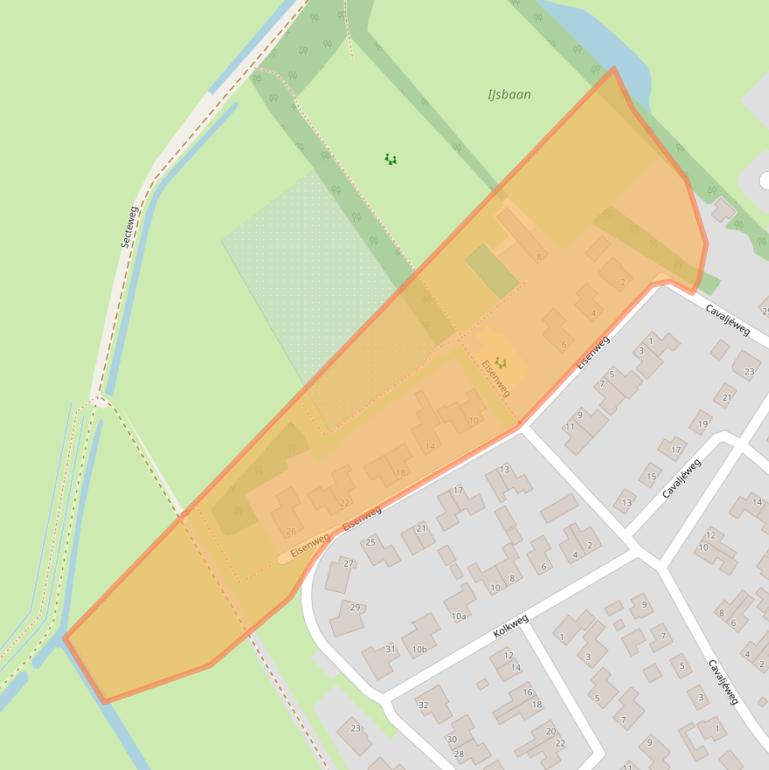 Kaart van postcodegebied 7934PP.