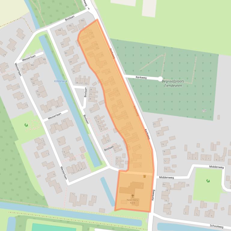 Kaart van postcodegebied 7936PC.