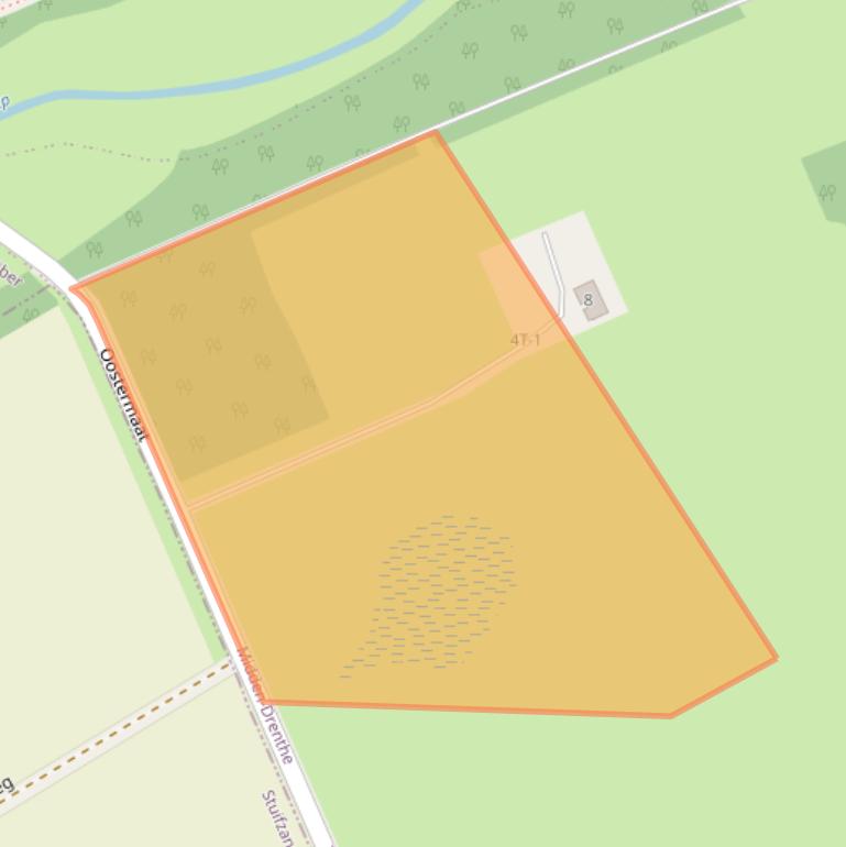 Kaart van postcodegebied 7936TC.