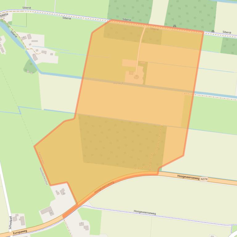 Kaart van postcodegebied 7936TH.