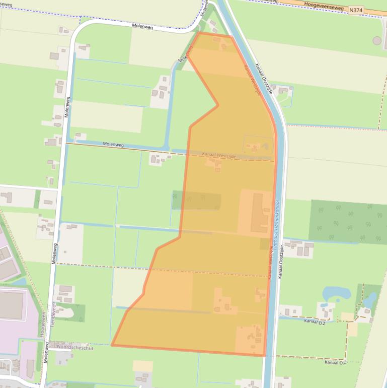 Kaart van postcodegebied 7936TM.