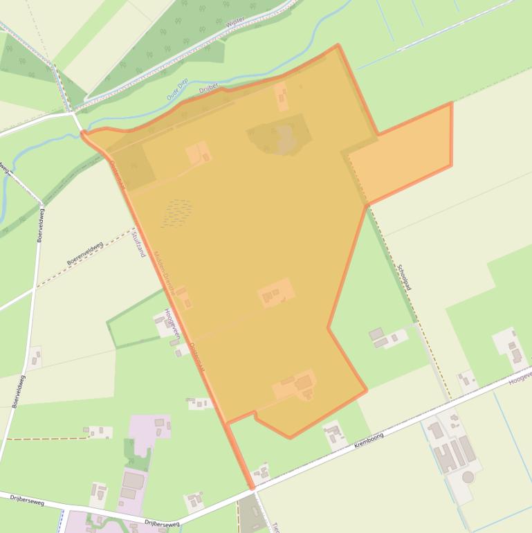 Kaart van postcodegebied 7937TC.